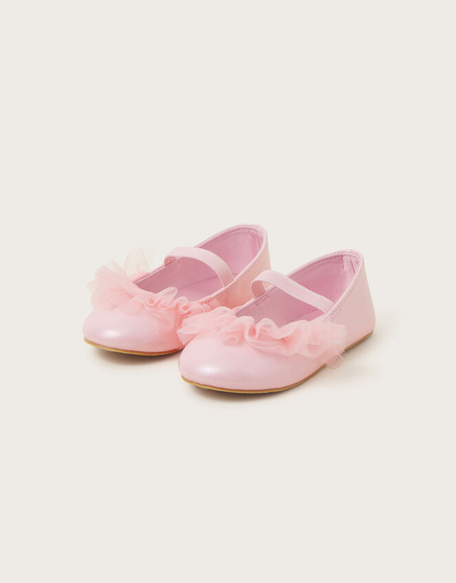 Baby Ruffle Walker Shoes, Pink (PINK), large