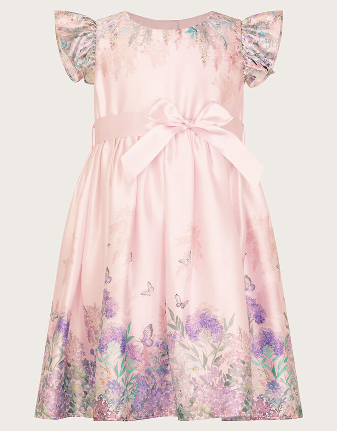 Baby Alium Satin Print Dress, Pink (PINK), large