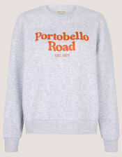 Savi Portobello Road Slogan Sweatshirt, Grey (GREY), large