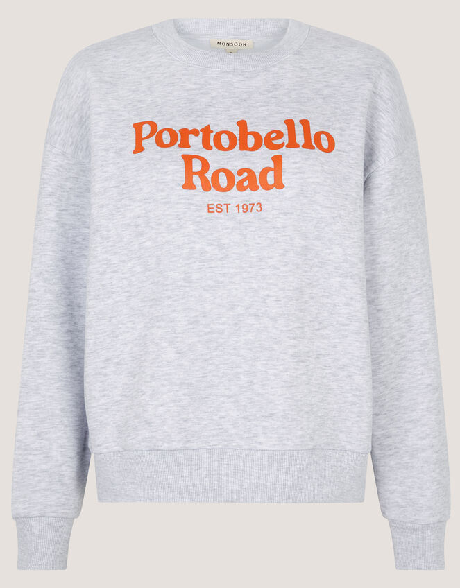 Savi Portobello Road Slogan Sweatshirt, Grey (GREY), large