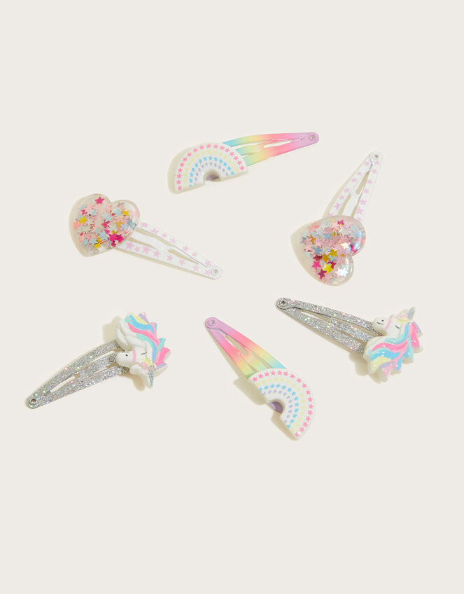 Stardust Unicorn Hair Clip Set, , large