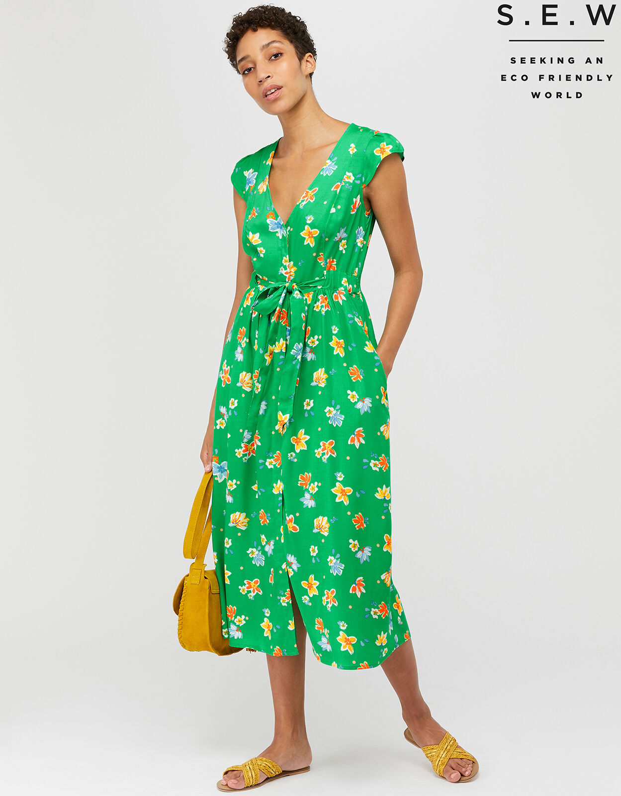 french connection midi shirt dress