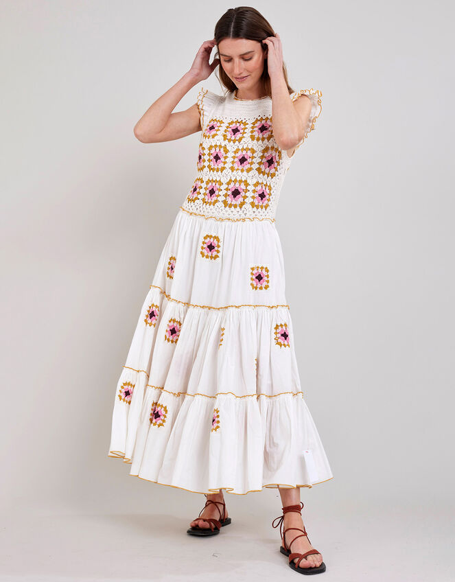 East Billie Dress, White (WHITE), large