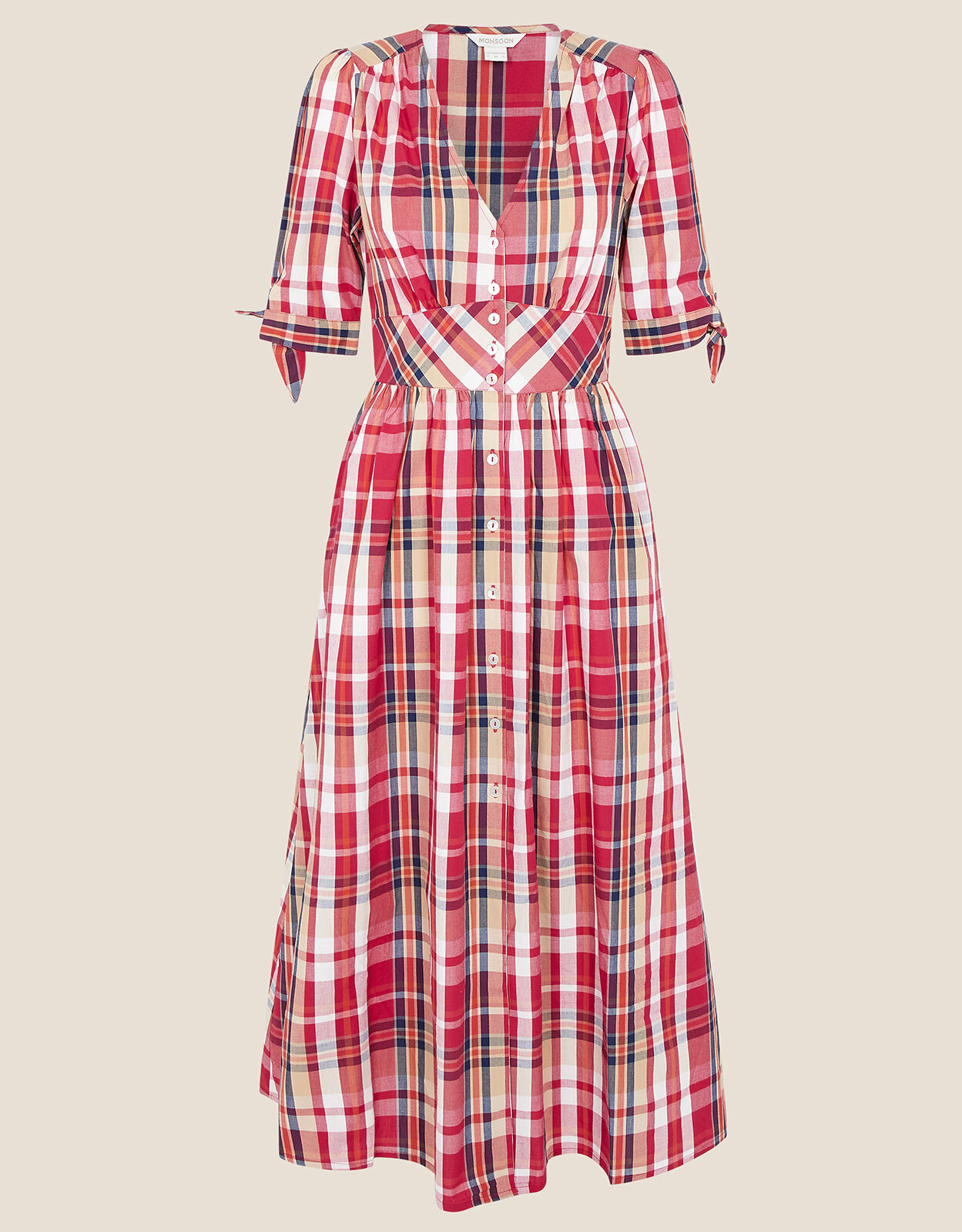 Monsoon top tartan dress