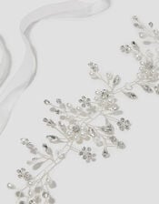 Embellished Wire Flower Crown, , large