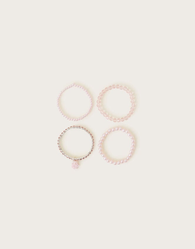 Bridesmaid Pearl Bracelets 4 Pack, , large