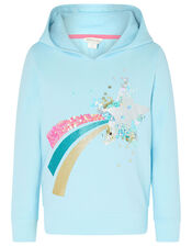 Star Hoody and Leggings Set, Blue (BLUE), large