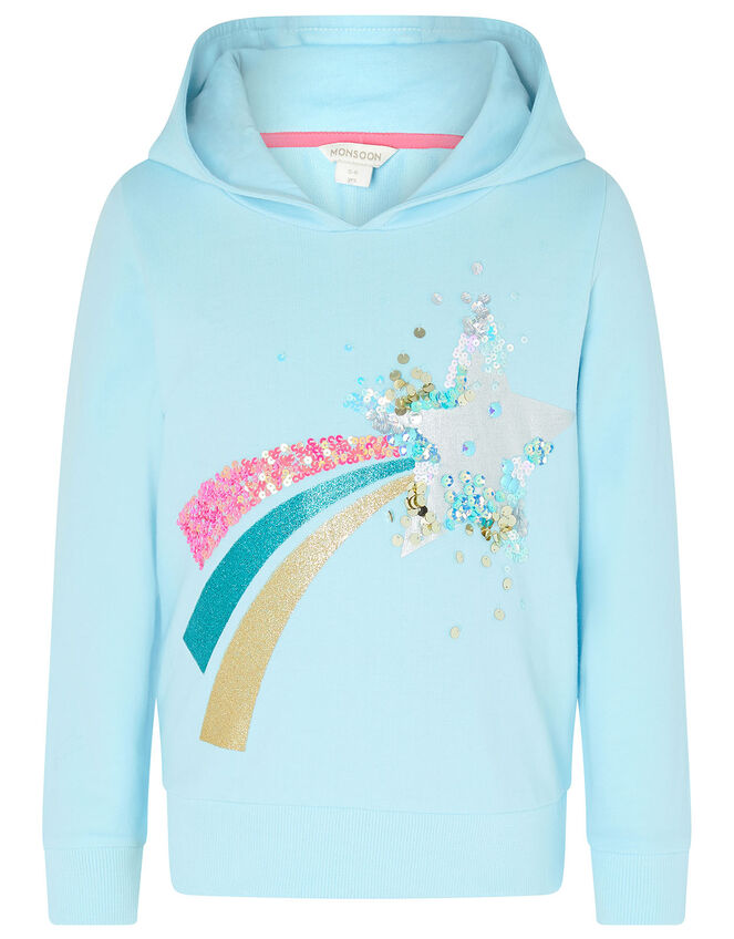 Star Hoody and Leggings Set, Blue (BLUE), large