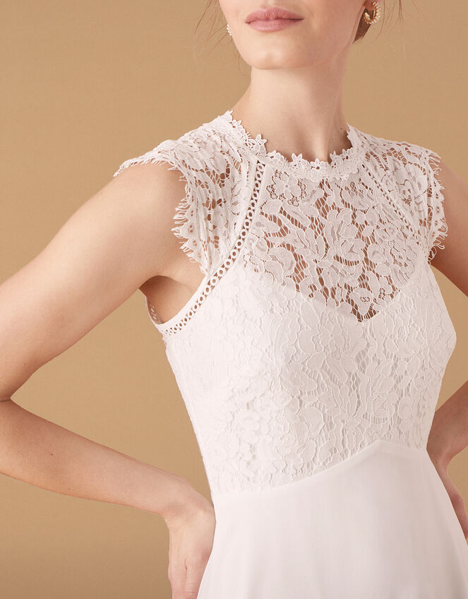Lilian Lace Bridal Dress, Ivory (IVORY), large