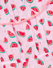 Watermelon Print Playsuit, Pink (PINK), large