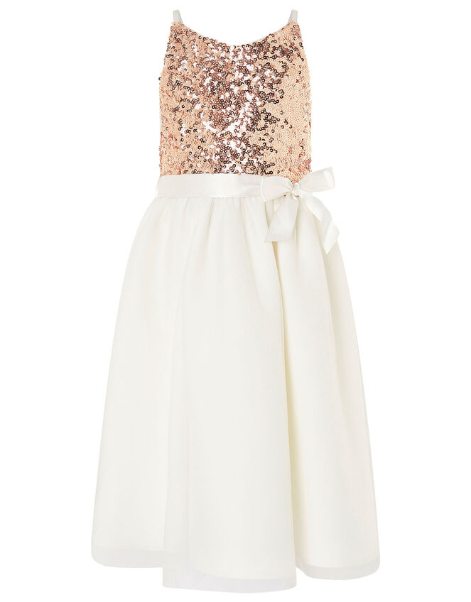 Truth Sequin Scuba Dress, Ivory (IVORY), large