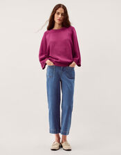 Codie &frac34; Sleeve Jumper, Pink (PINK), large