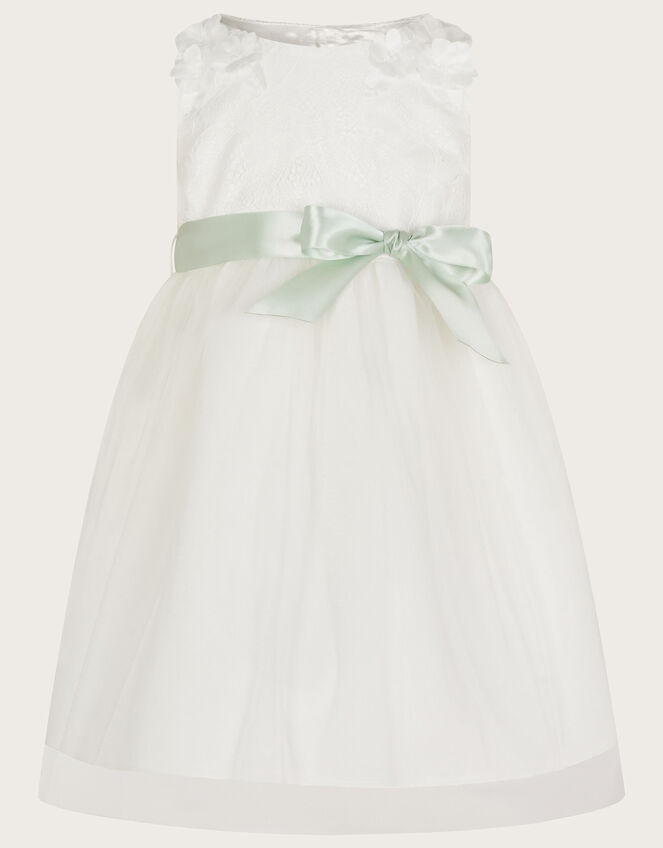 Baby Freya Scuba Bridesmaids Dress, Ivory (IVORY), large