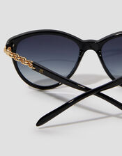 Chain Hinge Cat Eye Sunglasses, , large