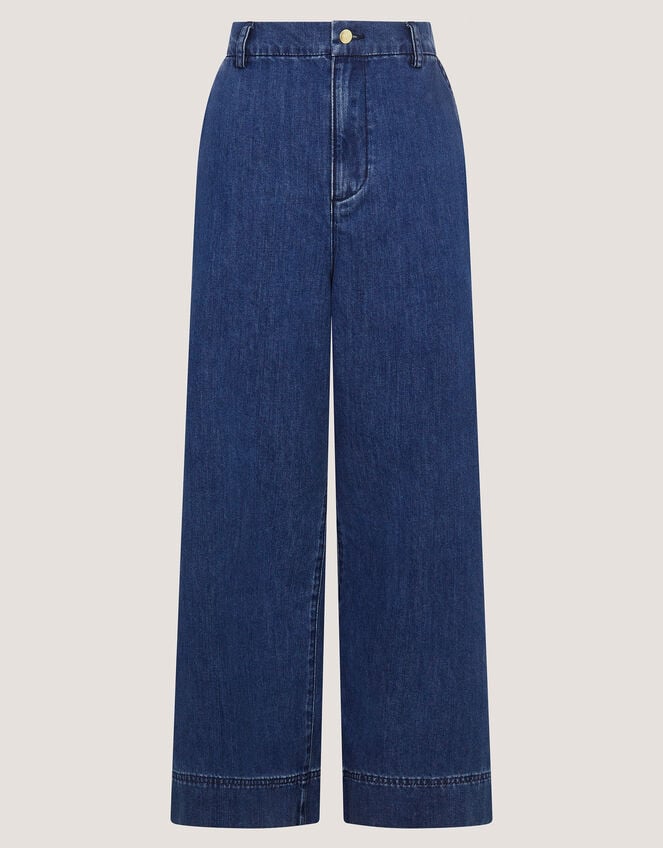 Wendy Wide Leg Jeans, Blue (MID AUTHENTIC BLUE), large