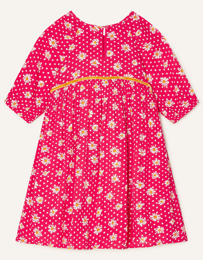 Daisy Spot Dress with LENZING™ ECOVERO™, Red (RED), large
