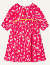 Daisy Spot Dress with LENZING™ ECOVERO™, Red (RED), large