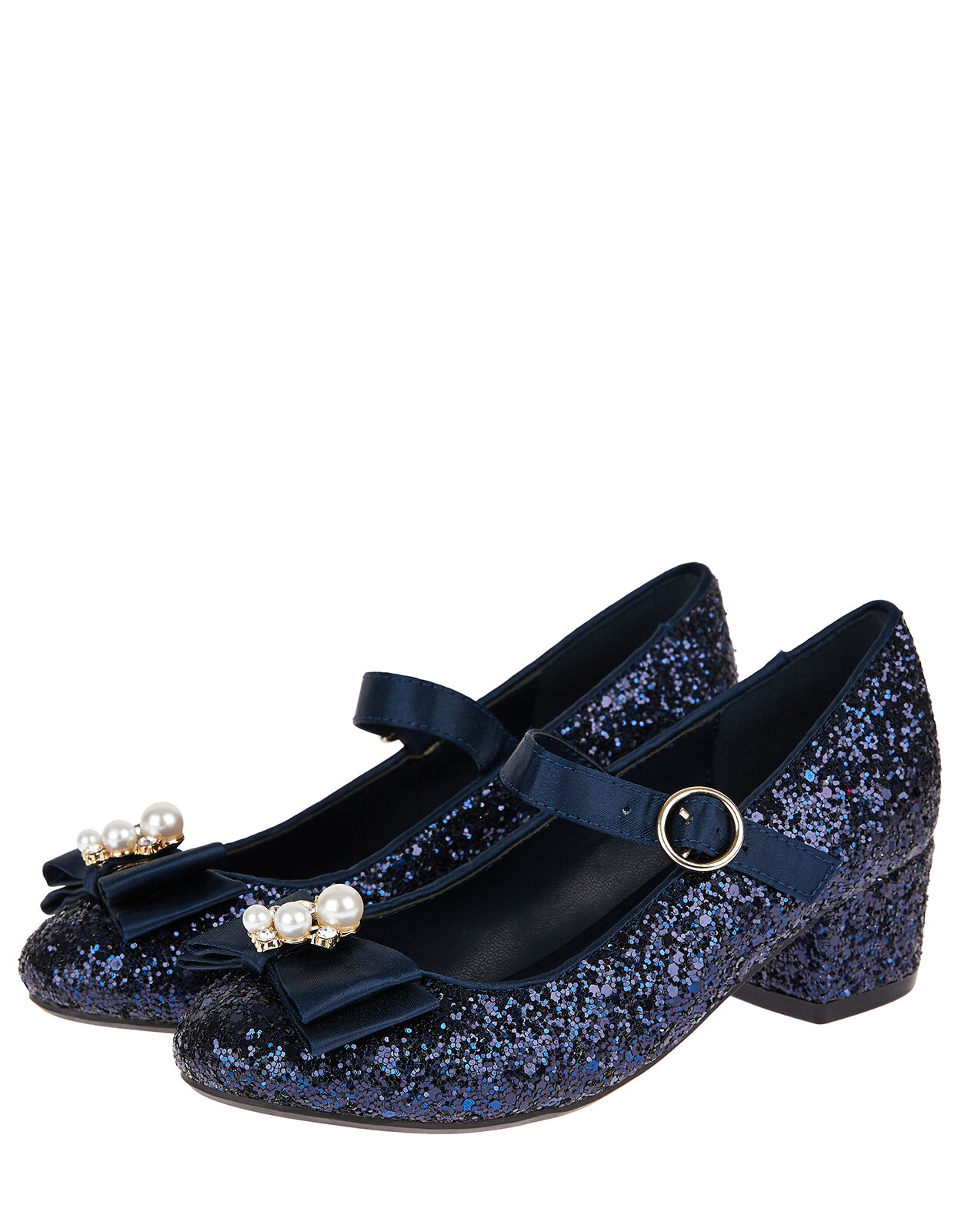 Navy bling shop shoes