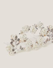 Flower Girl Tiara Comb, , large