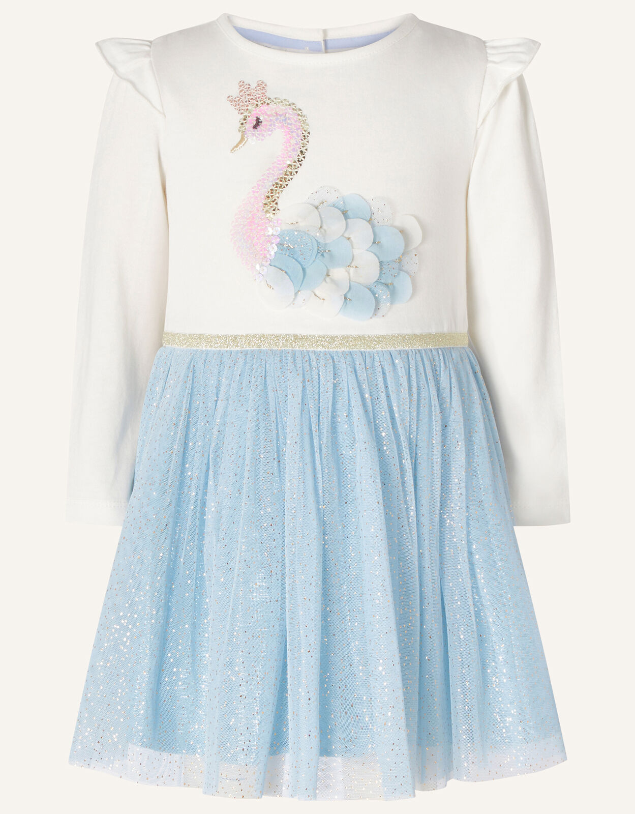Baby Swan Disco Dress Blue
