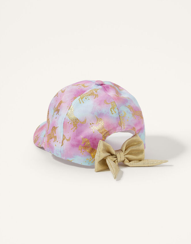 Unicorn Frilly Bow Cap, Multi (MULTI), large