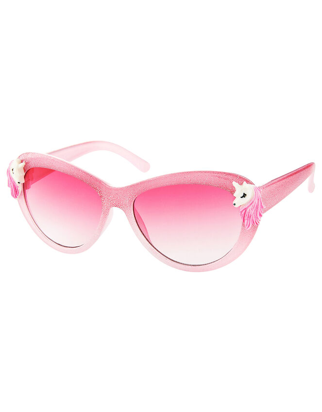 Glitter Unicorn Sunglasses with Case, , large