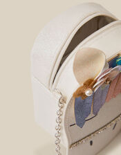 Fleur Embellished Unicorn Crossbody Bag, , large