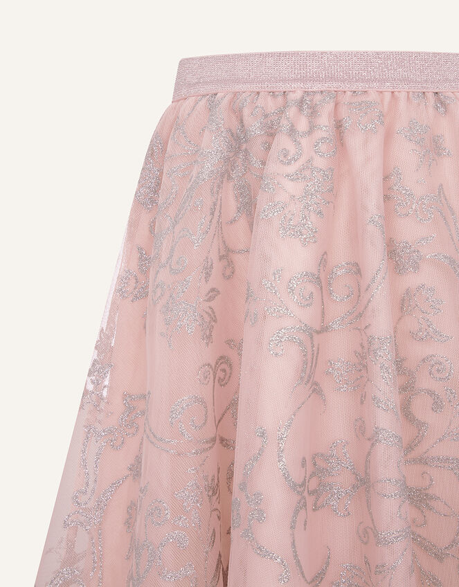 Princessa Hanky Hem Skirt , Pink (DUSKY PINK), large
