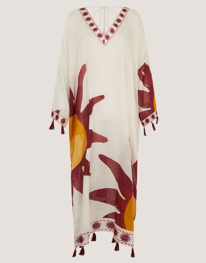 Anissa Sun Print Midi Kaftan, , large
