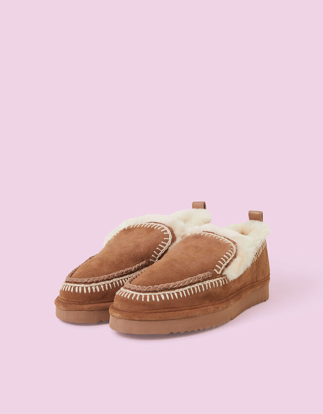 Laidback London Suede Shoes, Natural (NATURAL), large