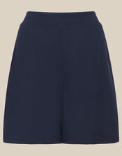 Bridget High Waisted Shorts, Blue (NAVY), large