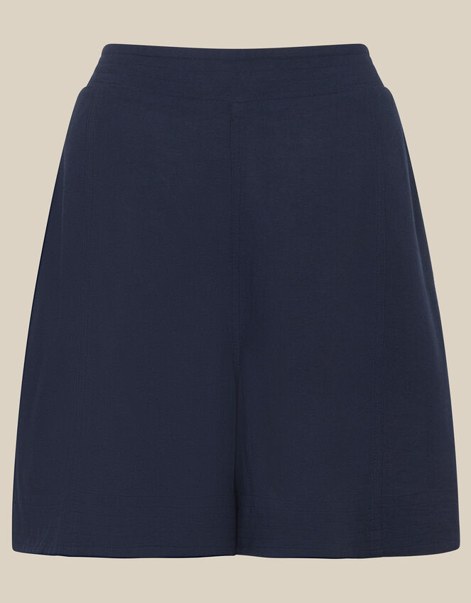 Bridget High Waisted Shorts, Blue (NAVY), large