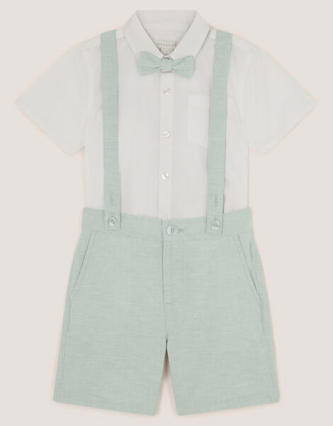 Rowan 3-Piece Short Suit with Braces, Green (SAGE), large