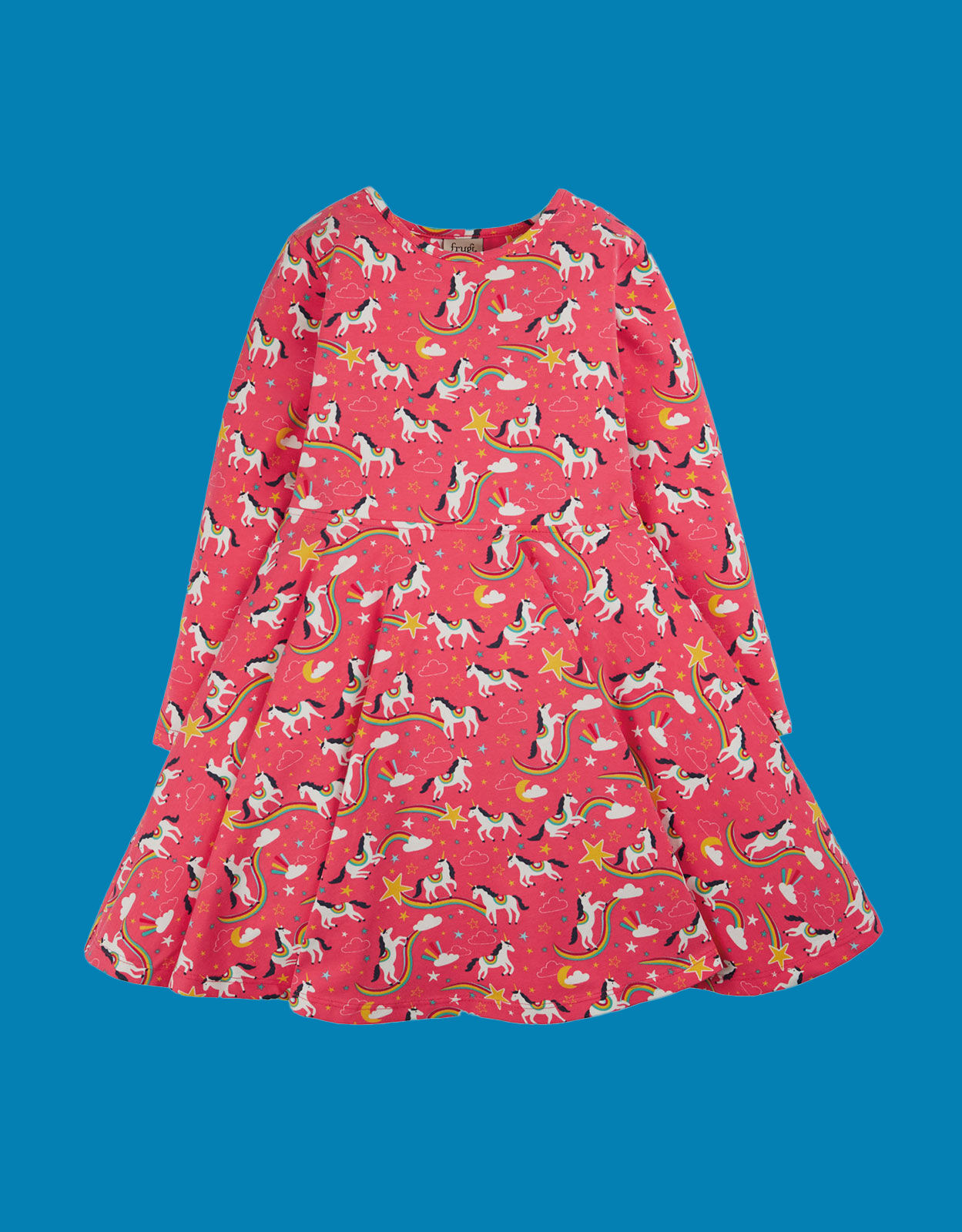 Frugi unicorn skater dress online