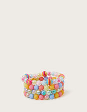 4-Pack Beaded Bracelets, , large