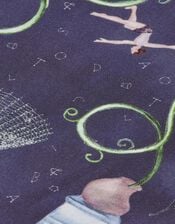 Scotch & Soda Gia Print Wide Leg Trousers, Blue (NAVY), large