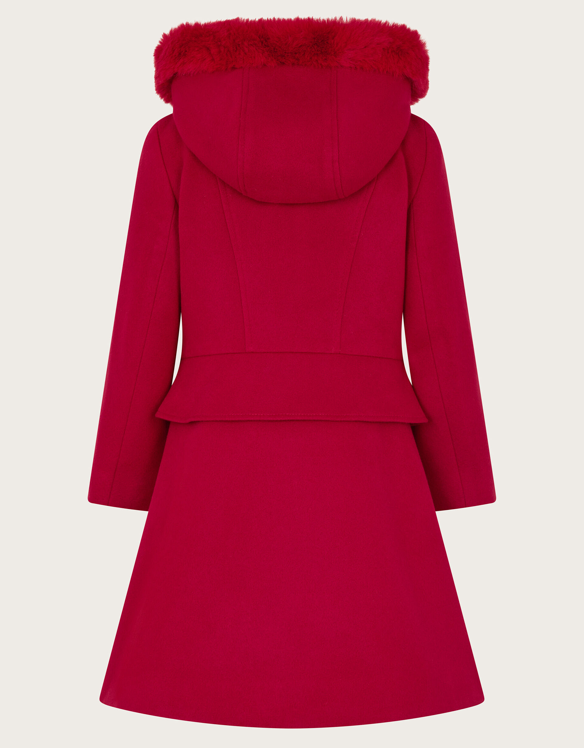 Monsoon red coat cheap