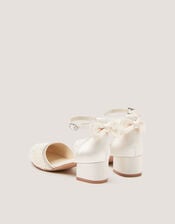 Pearl Embellished Two Part Heels, Ivory (IVORY), large
