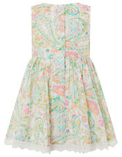 Baby Maya Paisley Print Dress, Ivory (IVORY), large