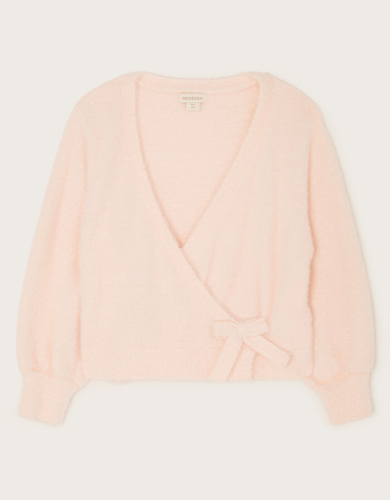 Pink wrap top cardigan