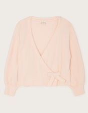 Land of Wonder Ballet Wrap Cardigan, Pink (PINK), large