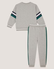 Game On Sweatshirt & Joggers Set, Grey (GREY), large