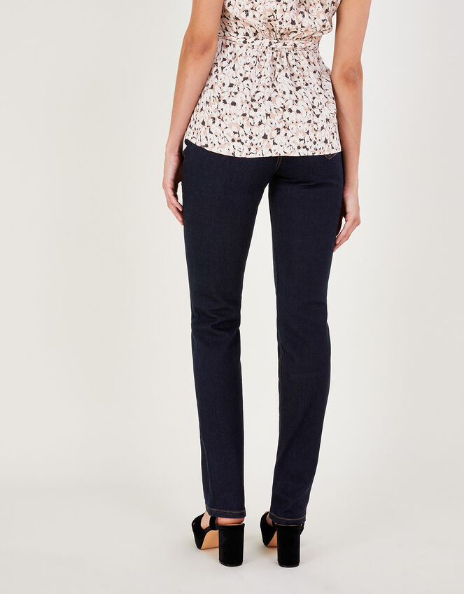 Bella Straight Denim Jeans with Sustainable Cotton, Blue (INDIGO), large