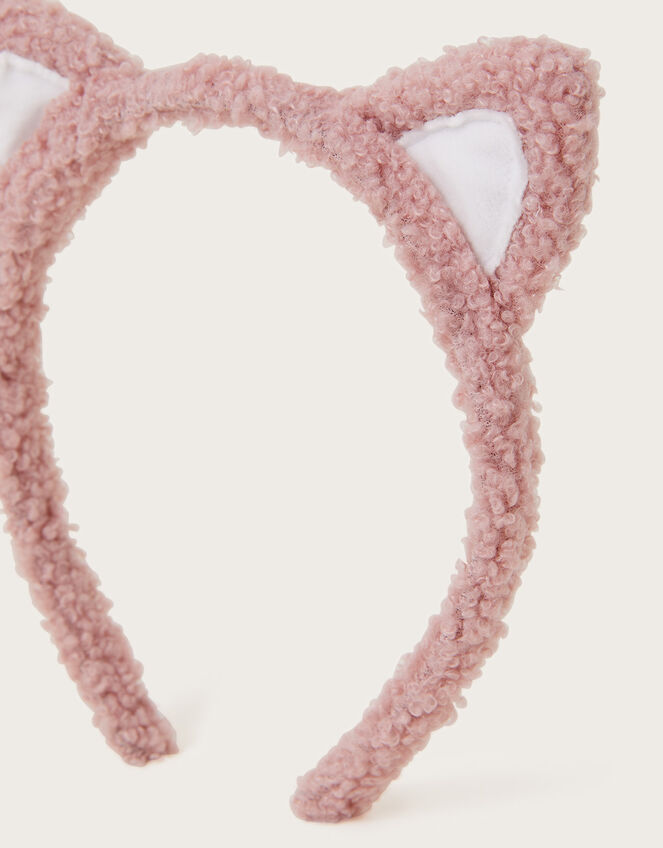 Fluffy Cat Ears Headband, , large