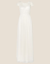 Anne Embellished Bridal Maxi Dress , Ivory (IVORY), large