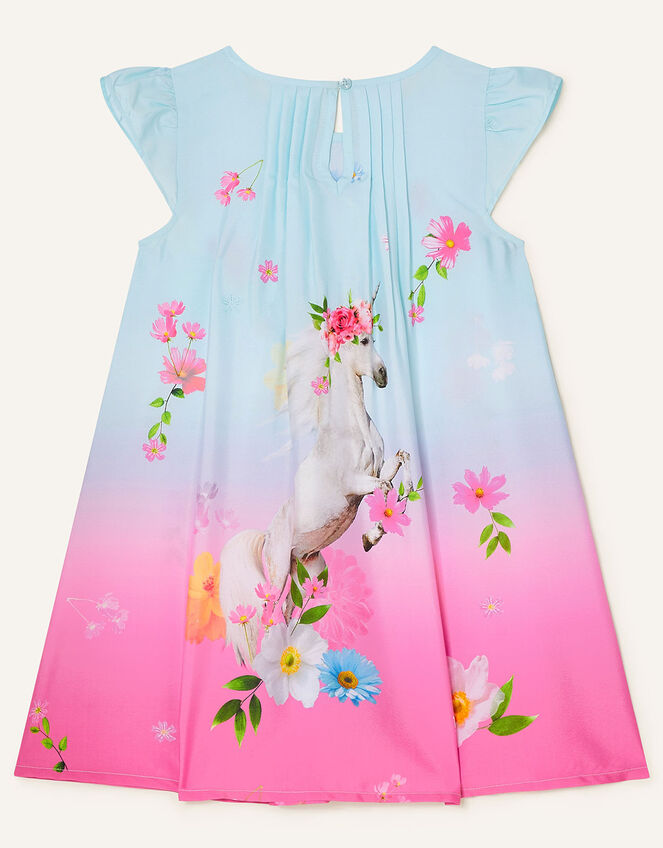 Unicorn Ombre Dress, Blue (TURQUOISE), large