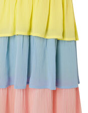 Colour-Block Dress in LENZING™ ECOVERO™, Pink (PINK), large