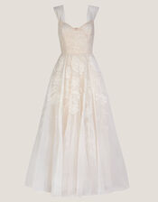 Rose Organza Maxi Wedding Dress, Ivory (IVORY), large