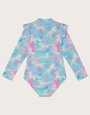 Marble Unicorn Swimsuit with UPF50+ Protection, Multi (MULTI), large