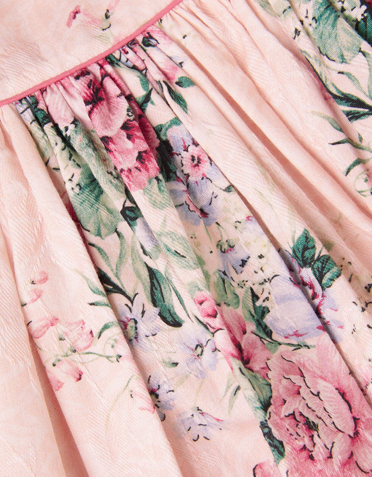 Baby Jacquard Rose Dress Pink